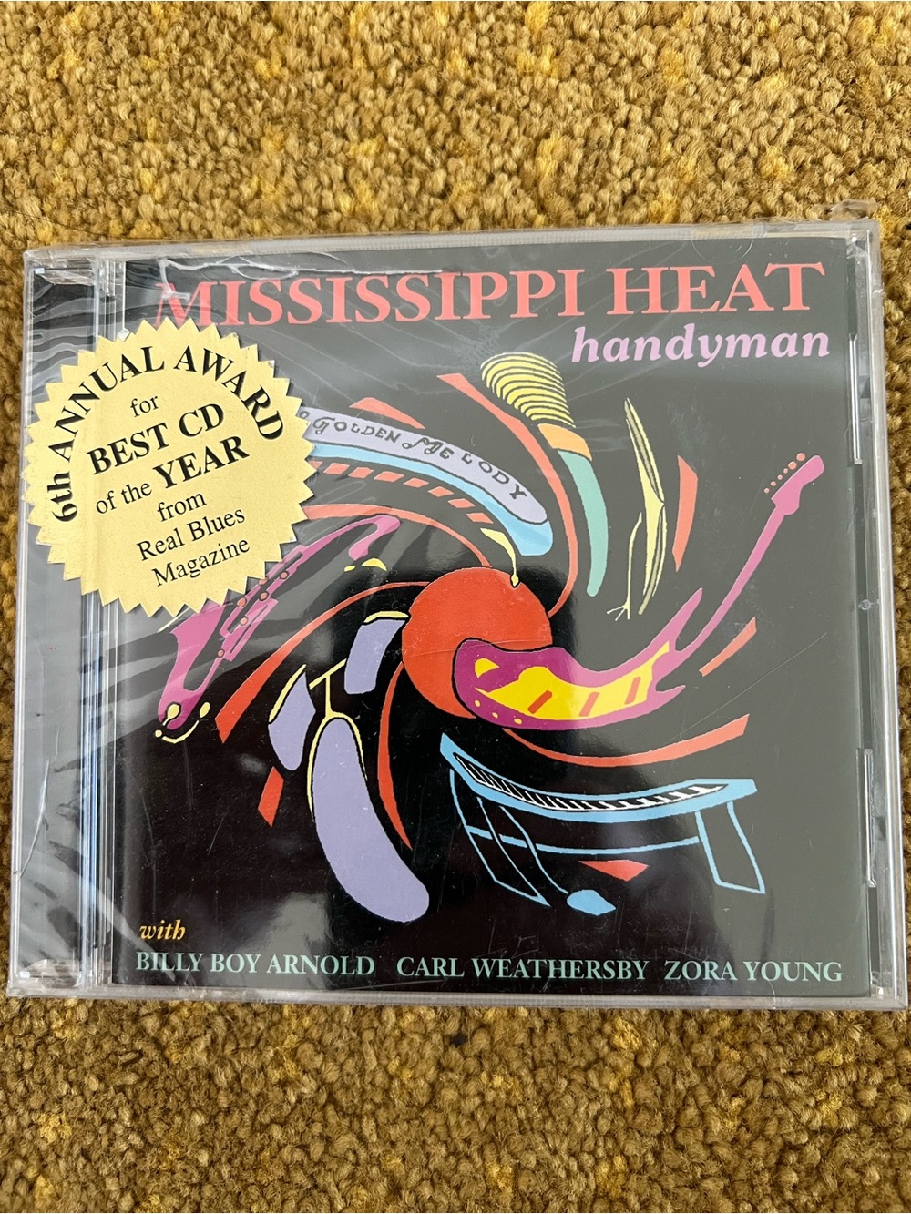 Sealed Mississippi Heat – Handyman Blues Audio CD (1999 / Hype Sticker)